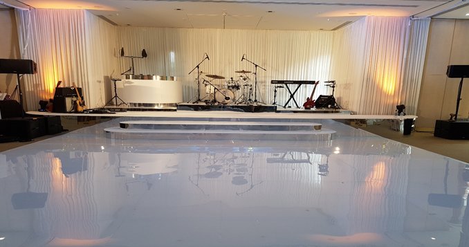 Smooth Gloss Dance Floor Hire